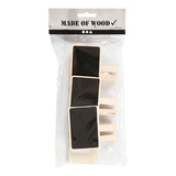 Kreativunternehmen https: www.cchobby.nl blackboard-with-clothespins-size-6-8x4-7-cm-6-piece-1-box