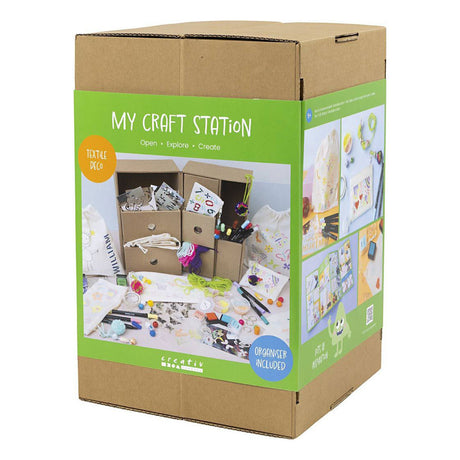 Creativ Company My Craft Station Textildekoration, verschiedene Farben, 1 Stück 1 Box