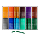 Colortime-Marker, Strichstärke 5 mm, zusätzliche Farben, 12x24 Stück, 1 Box