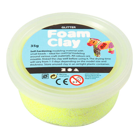 Kreativunternehmen https: www.cchobby.nl foam-clayr-glitter-yellow-35-gr-1-doosje