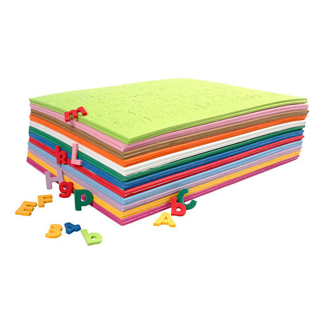 Kreativunternehmen https: www.cchobby.nl eva-foam-figures-letters-h-20-mm-thickness-3-mm-diverse-colours-24-div-vellen-1-doos