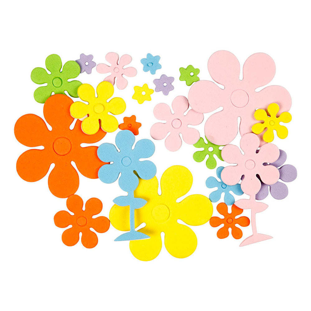 Kreativunternehmen https: www.cchobby.nl foam-figures-flowers-size-10-60-mm-thickness-2-mm-670-piece-1-box