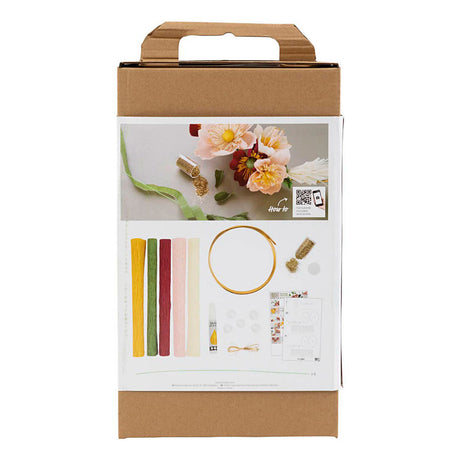 Creativ Company Hobby-Set Krepppapier, Kranz, Kreppverhältnis: 180 %, 1 Box