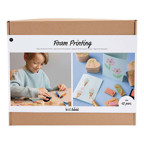 Creativ Company Group Set Schaumstoffdrucke, Karten und Boxen, 1 Box