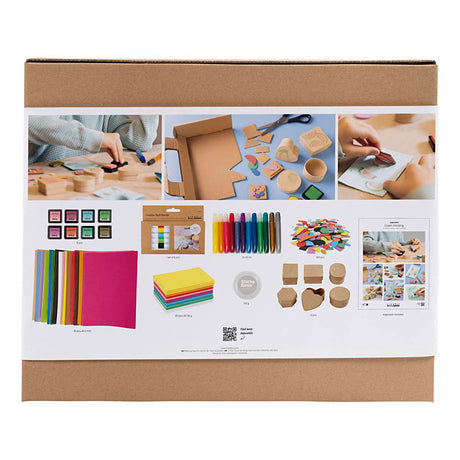 Creativ Company Group Set Schaumstoffdrucke, Karten und Boxen, 1 Box