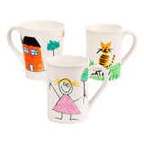Gruppenset Malbecher, H: 7-10 cm, weiß, 1 Set