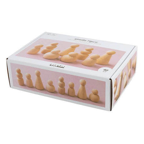 Creativ Company Holzfigur, H: 5-8 cm, 90 div. 1 Box