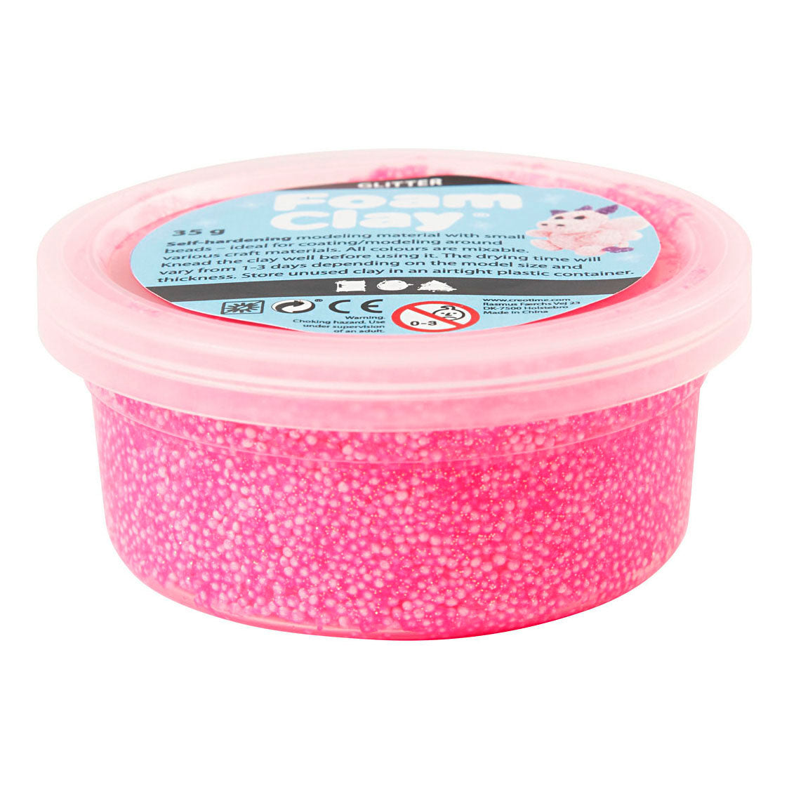 Kreativunternehmen https: www.cchobby.nl foam-clayr-glitter-pink-35-gr-1-doosje