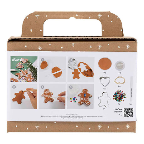 Creativ Company Modellbau-Hobby-Set, kleine Tortenfiguren, mittelbraun, 1 Box