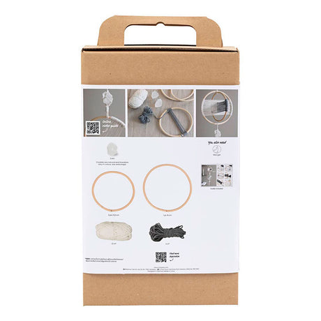 Kreativunternehmen https: www.cchobby.nl hobbyset-macrame-mobiel-grijs-off-white-1-doos