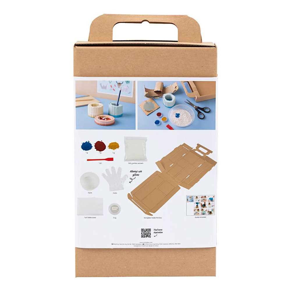 Creativ Company Hobby-Set Gießen, Behälter, blau, rot, hellgelb, 1 Box