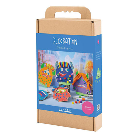 Creativ Company Hobby-Set Dekoration, Muster, bunt, fröhliche Farben, kräftige Farben, 1 Box