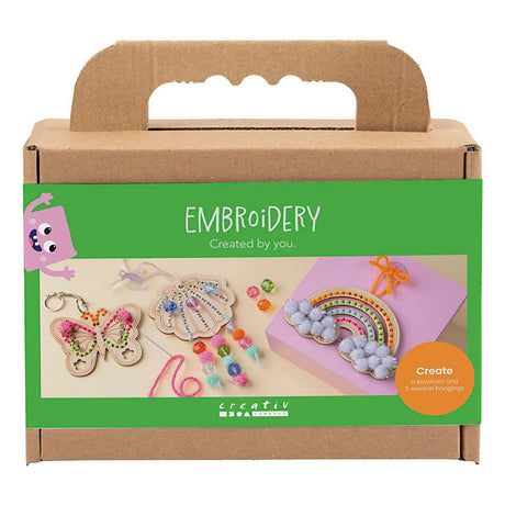 Kreativunternehmen https: www.cchobby.nl mini-hobbyset-embroidery-butterfly-shell-rainbow-various-colors-1-box