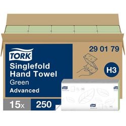Handdoek tork advanced groen