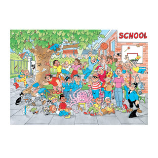 Jumbo Jan van Haasteren Junior-Puzzle das Klassenfoto 360 Teile | 2 Stk