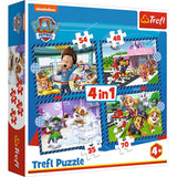 Markenloses Sans-Marque-Puzzle 4 in 1 Paw Patrol 35+48+54+70 Teile (6034650)