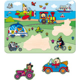 Studio 100 Bumba-Holzeinlegepuzzle – Fahrzeuge