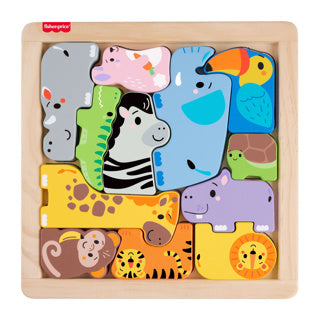 Holztier-Puzzle von Fisher-Price