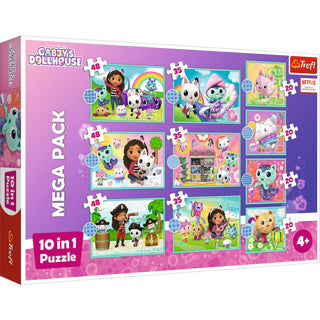 Puzzle 10 in 1 Gabbys Puppenhaus