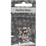 Creativ Company Ohrstecker, L: 13 mm, D 3,8 mm, Lochgröße 0,8 mm, versilbert, 10 Stück 1 Box
