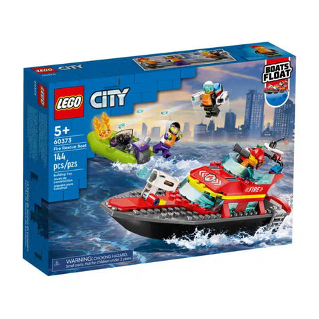 Lego City Rettungsboot-Feuerspielzeug für Kinder – 60373