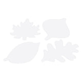 Colorations - jumbo knutsel bladeren karton, 24 stuks