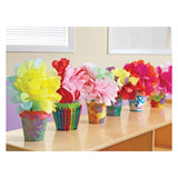 Colorations Decorate your own flowerpot Paper-Mache, set of 10