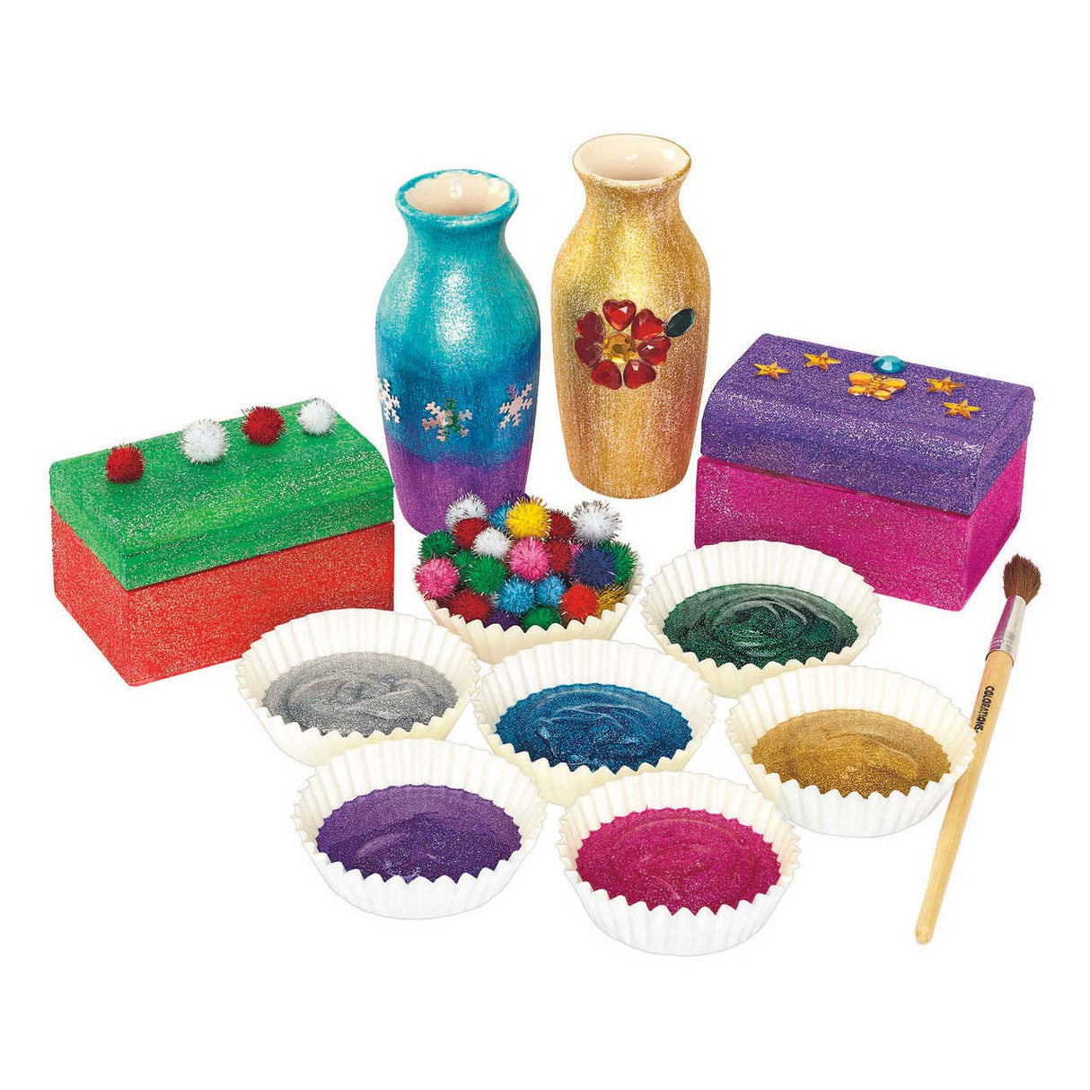 Colorations - Bastelbecher, 100er-Set
