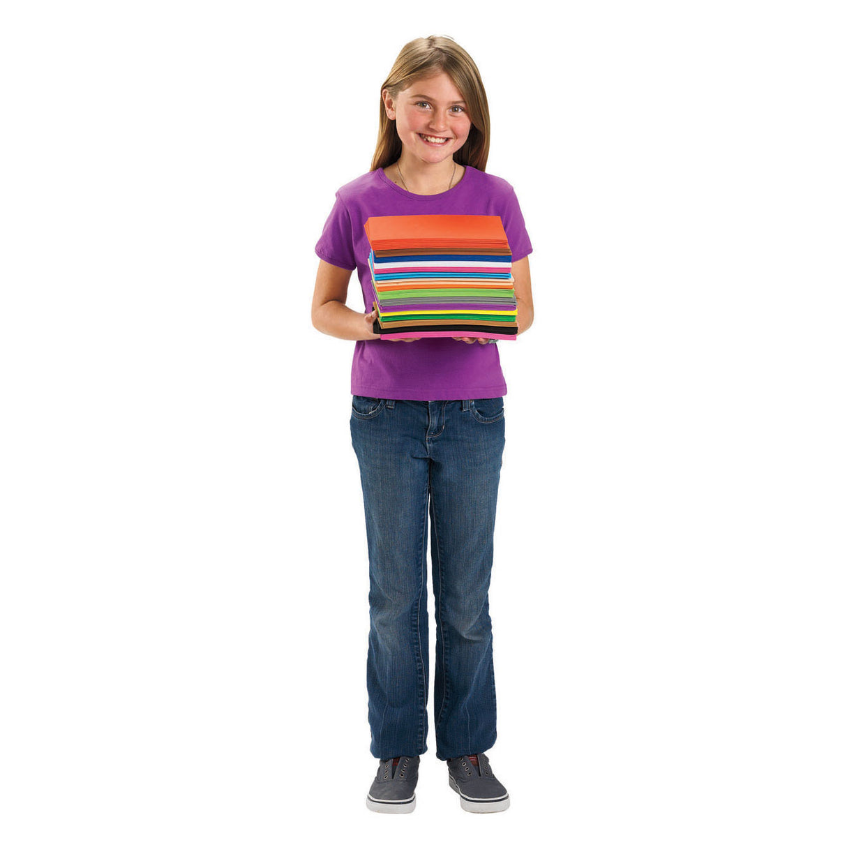 Colorationen - Schaumstoffpapier-Superpack, 100 Blatt (16 Farben)