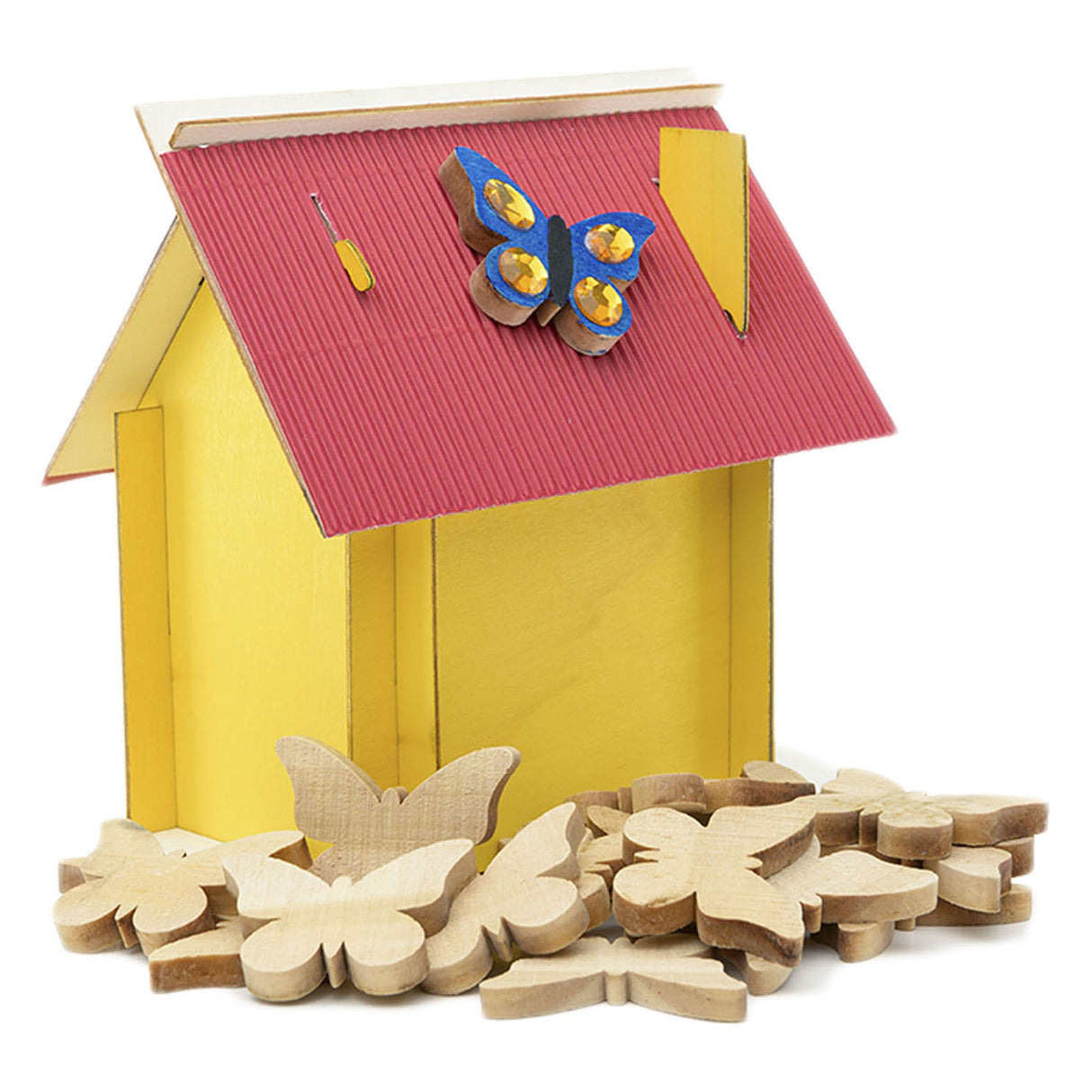 Färbungen - Holzschmetterlinge klein, 20 Stk.