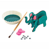 Farbgebiete Bouwpacket Houten 3d Dschungeltiere, 4 -Set von 4