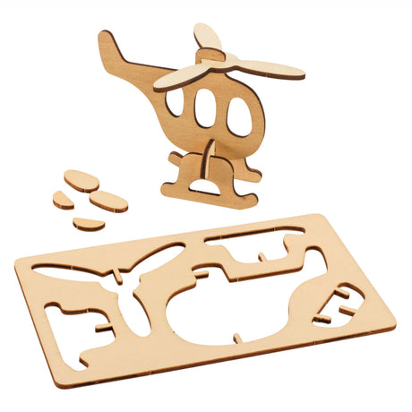 Farbkaufpaket Houten 3D -Fahrzeuge, 4 -Set von 4
