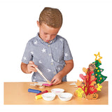 Mit Farben können Sie Ihren eigenen Weihnachtsbaum aus Holz herstellen, 12er-Set