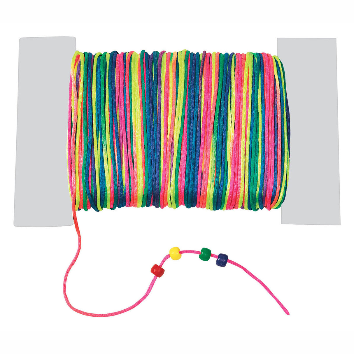 Colorations - Satinperlenschnur Regenbogen, 91mtr.