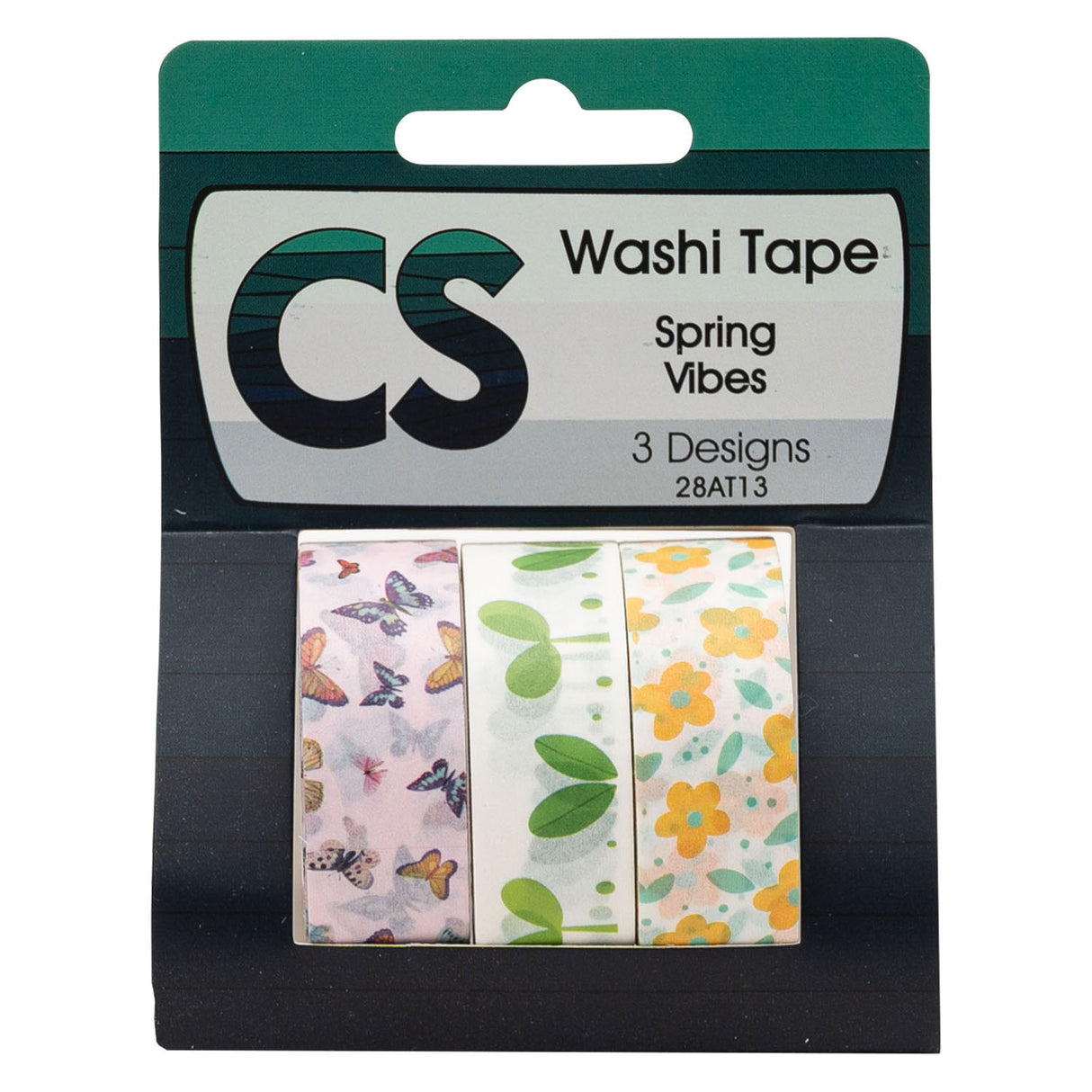 Colorations - Washi Tape Spring 3 Rolls, 5mtr.