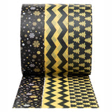 Färbungen - Washi Tape Festliche Weihnachtsmuster 3 Rollen, 5mtr.
