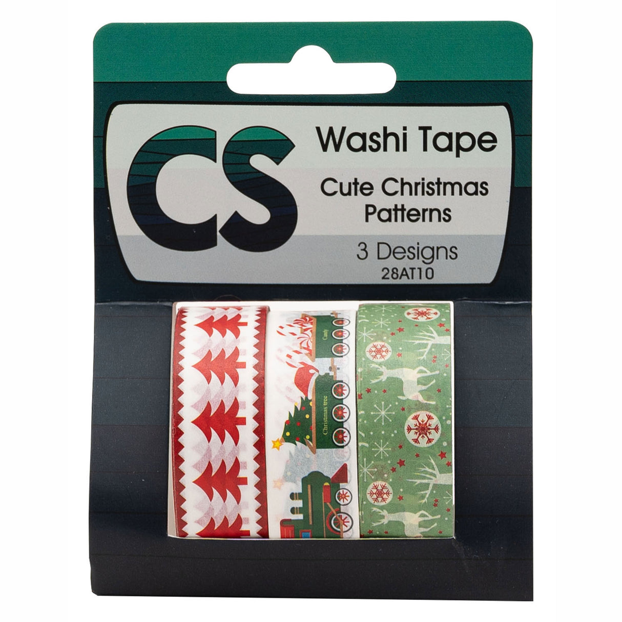 Fargene Washi Tape Christmas 3 Rolls, 5mtr.