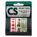 Colorations - Washi Tape Weihnachten 3 Rollen, 5 mtr.