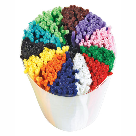 Colorationen - Chenilledrahtfarbe 12 Farben, 600 Stk.