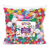 Colorations Bag Pompoms 450 gram, 1200st.