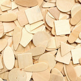 Färbungen - geografische Holzformen, 1000 Stück.
