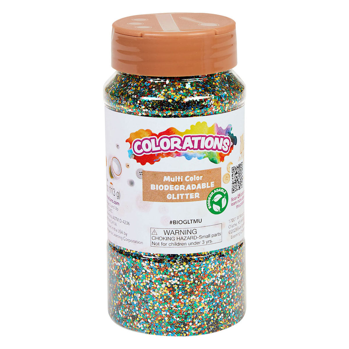 Coloraciones - brillo de degradable orgánico - multi, 113 gramos