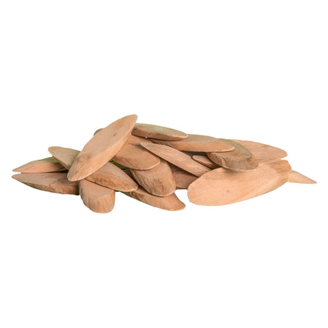 Färbungen - ovale Holzscheiben, 250 Gramm