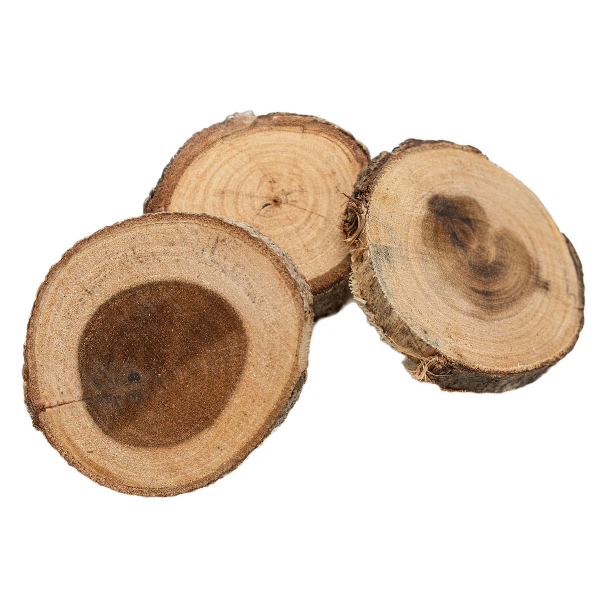 Farbfärben unverarbeitete Holzscheiben 8-10 cm, 12st.