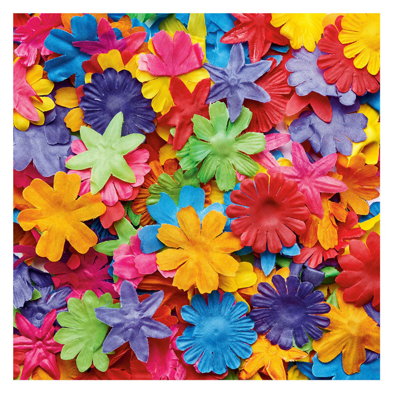 Colorations colorful fabric flowers, 300st.