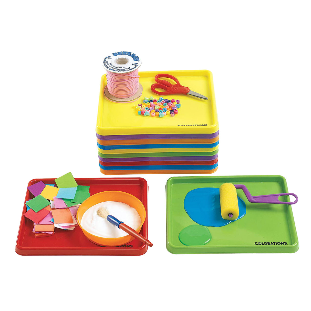 Colorations Craft Tray, ensemble de 12