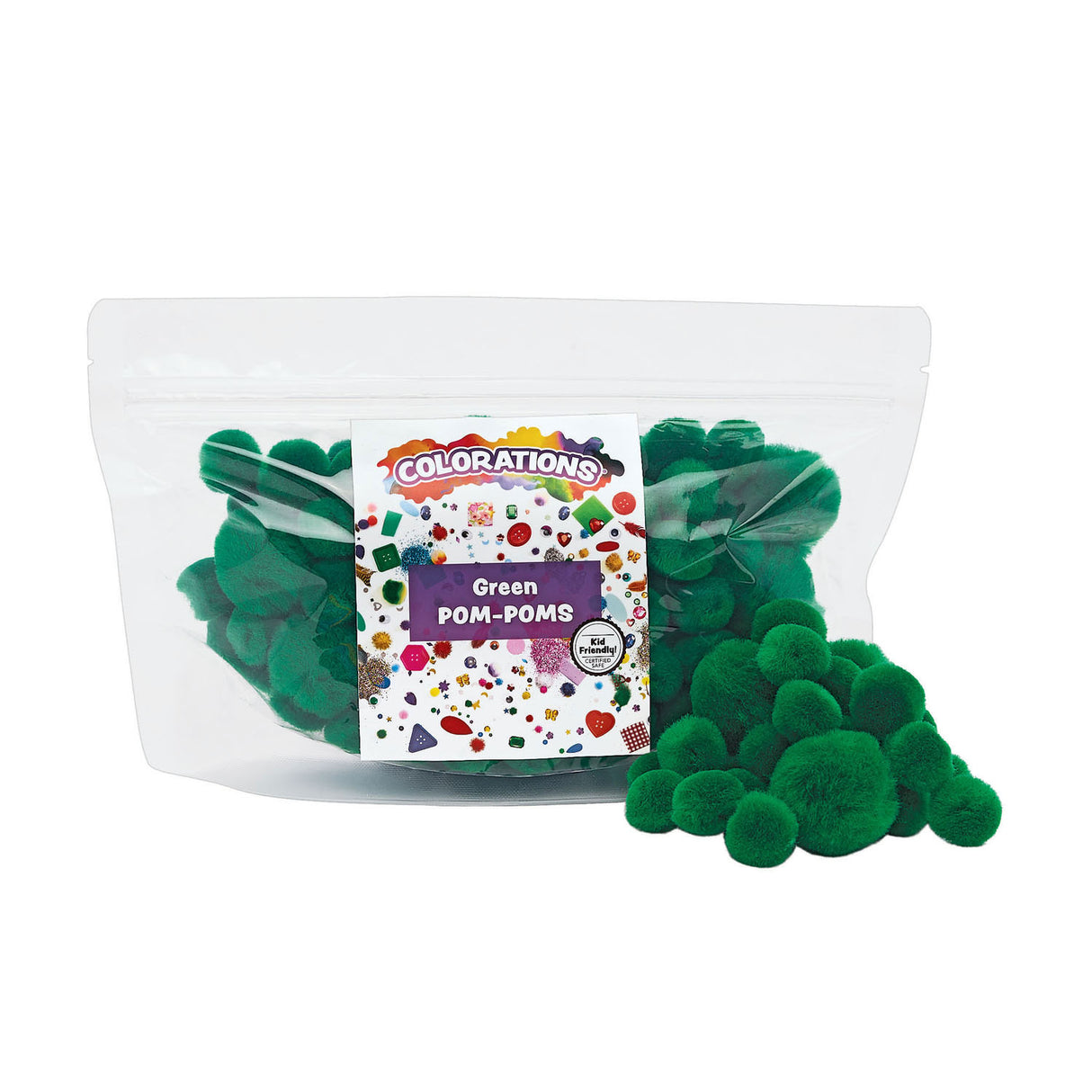 Farbkörper POM POMS Green, 100..