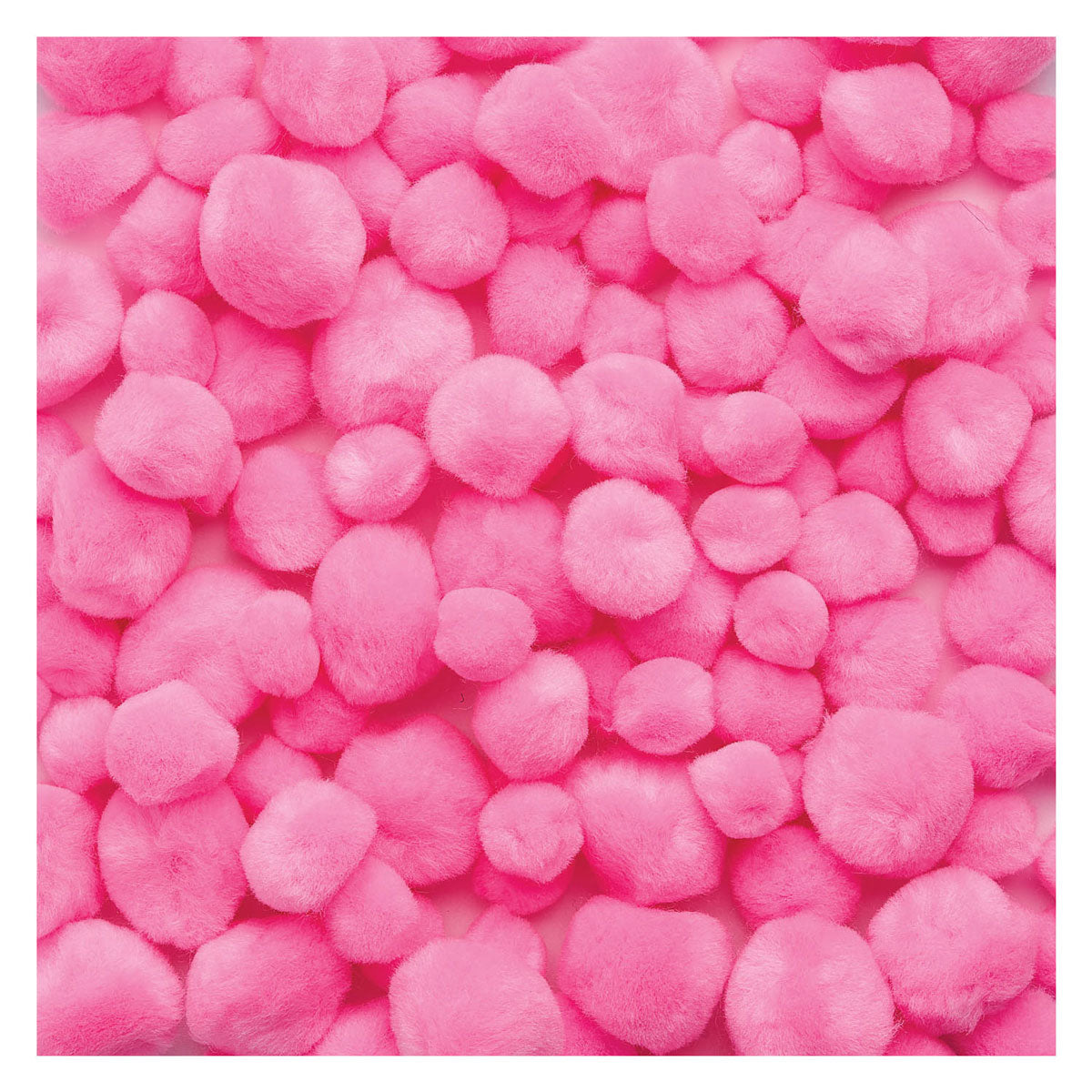 Farbpoms POM POMS Pink, 100..