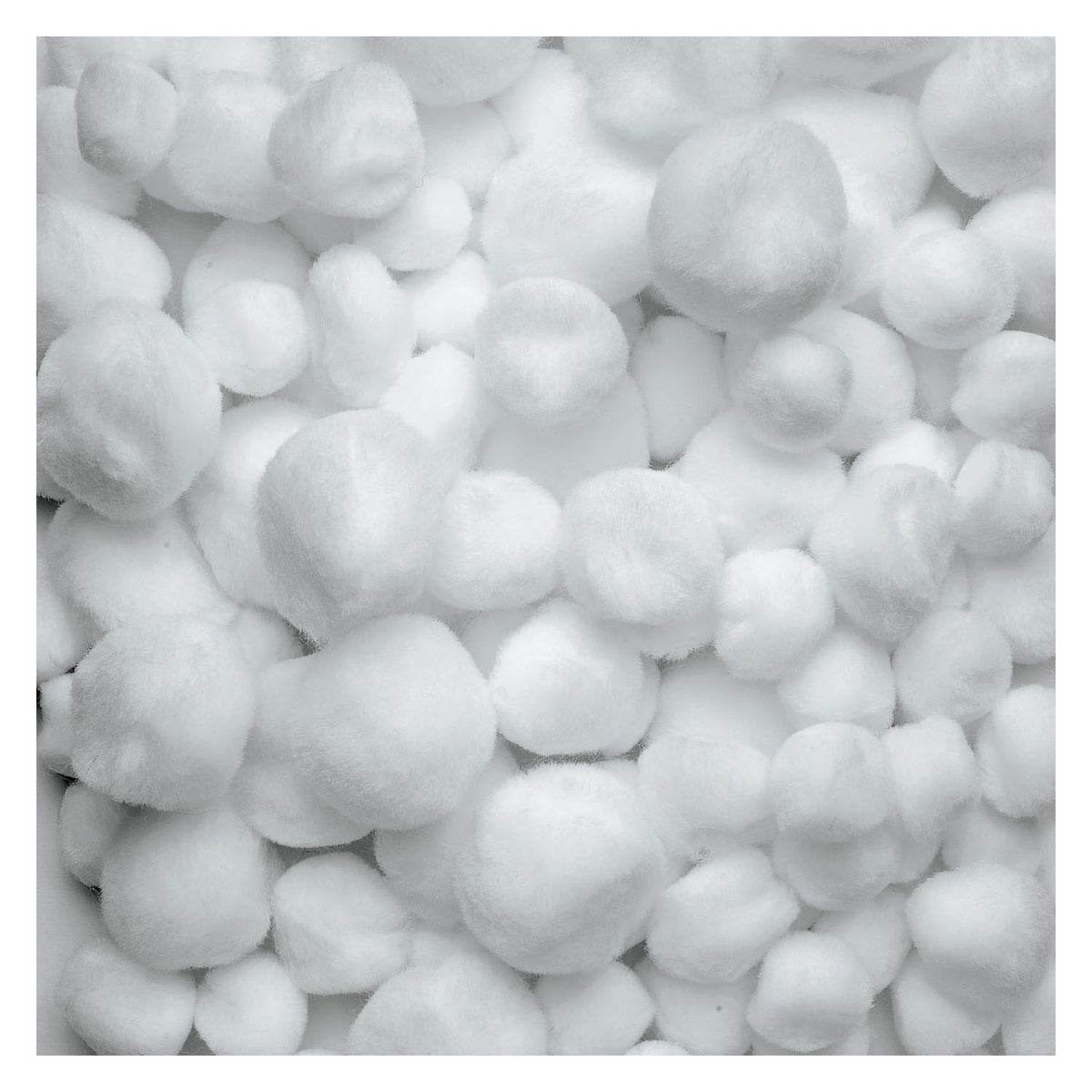 Farbgebiete - POM POMS WEISS, 100..