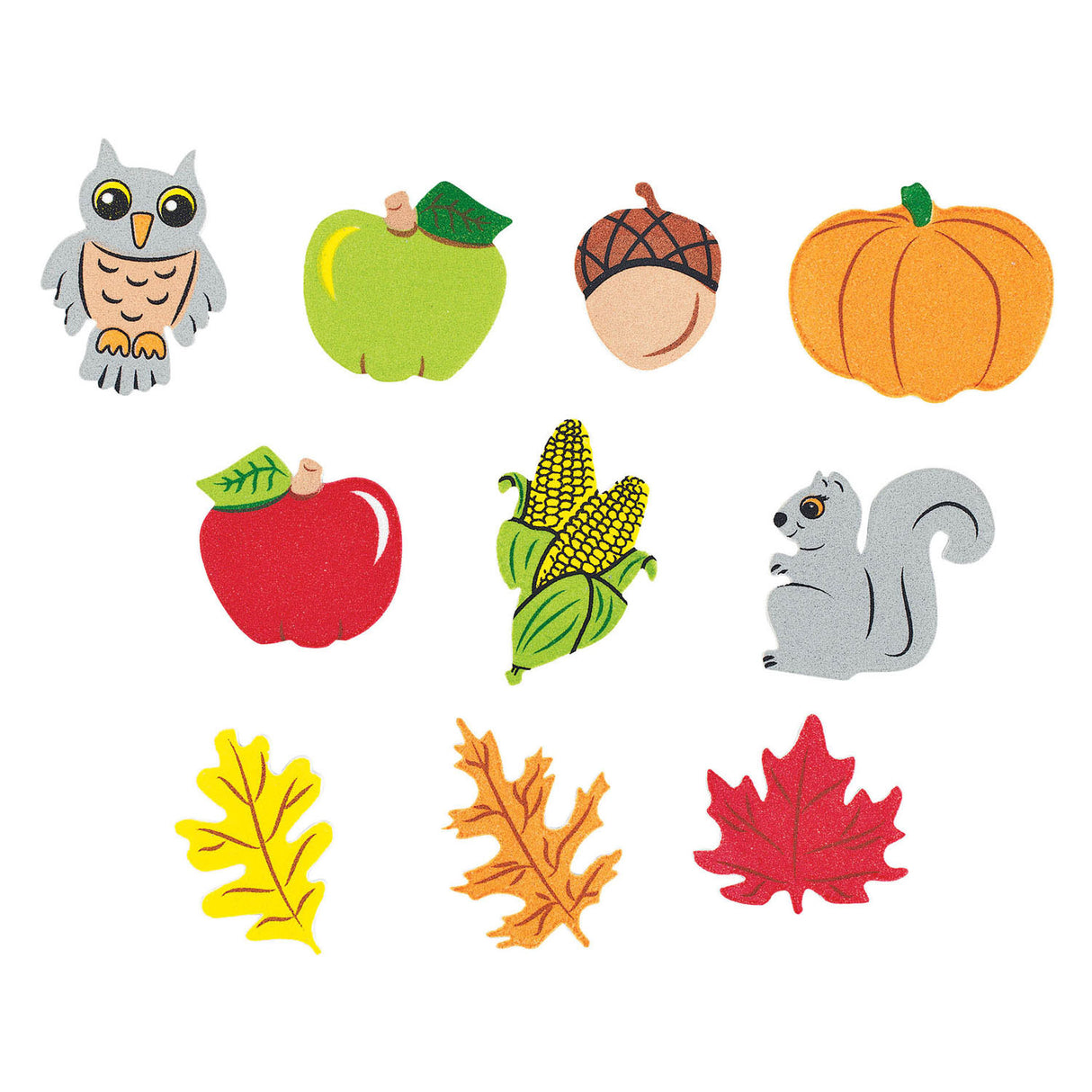 Colorations - selbstklebende Schaumstoffaufkleber Herbst, 300 Stk.